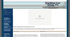 Desktop Screenshot of peachtreelawgroup.us